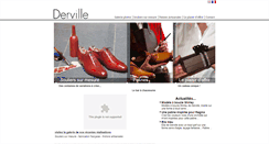 Desktop Screenshot of derville-chaussures.fr