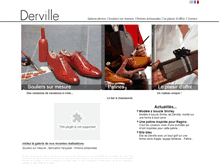 Tablet Screenshot of derville-chaussures.fr